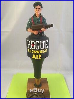 Beer Tap Handle Rogue Buckwheat Ale Beer Tap Handle Rare Figural Beer Tap Handle