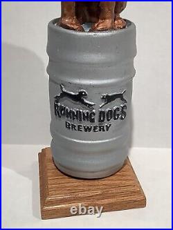 Beer Tap Handle Running Dog Lab
