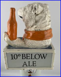 Beer Tap Handle Scuttlebutt 10 Below Ale Beer Tap Handle Figural Bear Tap Handle