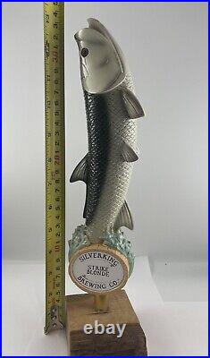 Beer Tap Handle Silverking Strike Blonde Beer Tap Handle Figural Fish Tap Handle