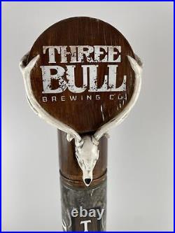Beer Tap Handle Three Bull IPA Beer Tap Handle Rare Figural Beer Tap Handle