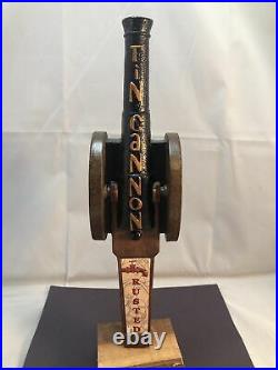 Beer Tap Handle Tin Cannon Rusted Beer Tap Handle Rare Figural Beer Tap Handle