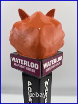 Beer Tap Handle Waterloo Brewing Beer Tap Handle Figural Warthog Beer Tap Handle