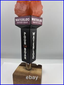 Beer Tap Handle Waterloo Brewing Beer Tap Handle Figural Warthog Beer Tap Handle