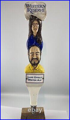 Beer Tap Handle Western Reserve Winter Ale Beer Tap Handle Rare Figural Beer Tap