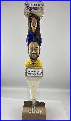 Beer Tap Handle Western Reserve Winter Ale Beer Tap Handle Rare Figural Beer Tap