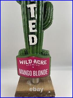 Beer Tap Handle Wild Acre Mango Blonde Beer Tap Handle Figural Cactus Tap Handle