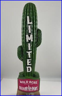 Beer Tap Handle Wild Acre Mango Blonde Beer Tap Handle Figural Cactus Tap Handle