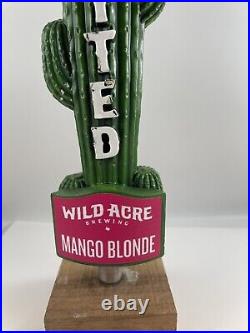 Beer Tap Handle Wild Acre Mango Blonde Beer Tap Handle Figural Cactus Tap Handle