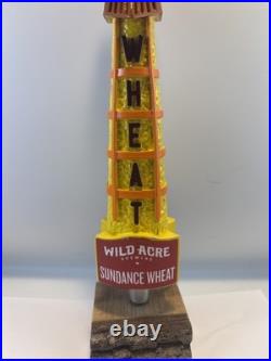 Beer Tap Handle Wild Acre Sundance Wheat Beer Tap Handle Figural Railroad Tap