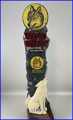 Beer Tap Handle Wild Wolf Wee Heavy Beer Tap Handle Figural Beer Tap Handle