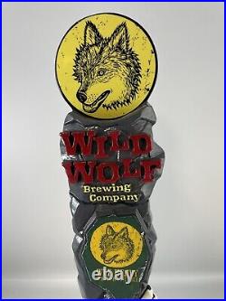 Beer Tap Handle Wild Wolf Wee Heavy Beer Tap Handle Figural Beer Tap Handle