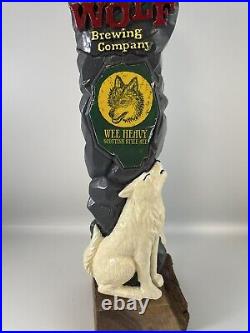 Beer Tap Handle Wild Wolf Wee Heavy Beer Tap Handle Figural Beer Tap Handle