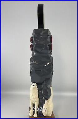 Beer Tap Handle Wild Wolf Wee Heavy Beer Tap Handle Figural Beer Tap Handle