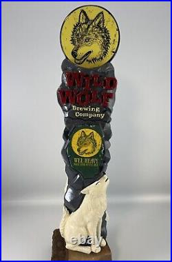 Beer Tap Handle Wild Wolf Wee Heavy Beer Tap Handle Figural Beer Tap Handle