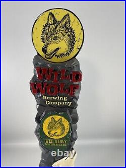Beer Tap Handle Wild Wolf Wee Heavy Beer Tap Handle Figural Beer Tap Handle