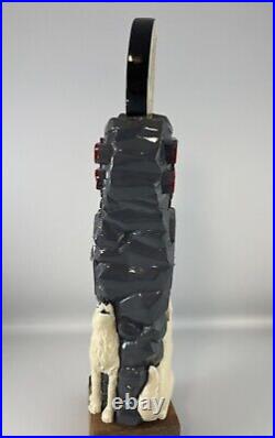 Beer Tap Handle Wild Wolf Wee Heavy Beer Tap Handle Figural Beer Tap Handle