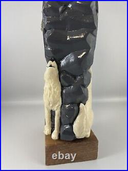 Beer Tap Handle Wild Wolf Wee Heavy Beer Tap Handle Figural Beer Tap Handle
