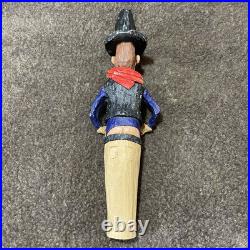 Beer Tap Handle Winthrop Brewing Company Beer Tap Handle Figural Cowboy Beer Tap