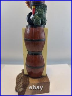Beer Tap Handle Wooden Robot Brewery Beer Tap Handle Figural Beer Tap Handle