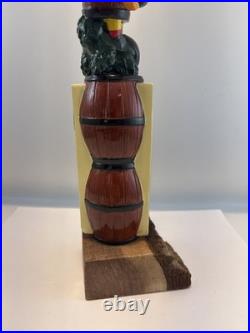 Beer Tap Handle Wooden Robot Brewery Beer Tap Handle Figural Beer Tap Handle