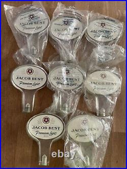 Beer Tap Handle lot Of 21 Used Knobs Pabst Andeker Wiedemann Jacob Best