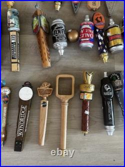 Beer Tap Handles Huge Lot Of 64 Tap Handles Assorted Brands Vintage! Wholesale
