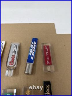 Beer Tap Handles Lot of 10 Bud Light Cors Light Chablis Miller Lite Budweiser