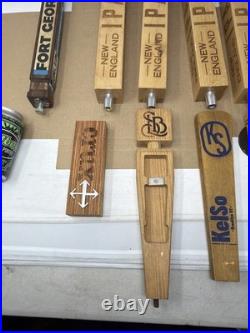 Beer Tap Handles Lot of 10 Kelso Lakewood Crux Samuel Adam's Fort George