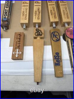 Beer Tap Handles Lot of 10 Kelso Lakewood Crux Samuel Adam's Fort George