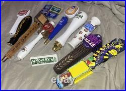 Beer Tap Handles Lot of 10 NEW Abita Duvel Stella Hofbrau Delirium Mc Sorley's