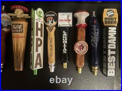 Beer Tap Handles Lot of 15-New Belgium, Laginuitas, Great Lakes, Mic Ultra++++