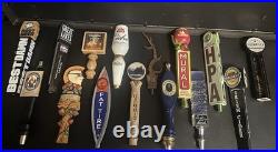 Beer Tap Handles Lot of 15-New Belgium, Stella Artois, Great Lakes, Budweiser+++