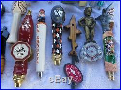 Beer Tap Handles Lot of 27! Various breweries, beautiful and rare ones