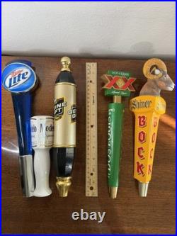 Beer Tap Keg Pull Handle Kegerator Set READ DESC AS IS