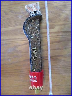 Beer Tap Lake of the Woods Sultana Gold Railroad Tracks and Car Handle Brand New