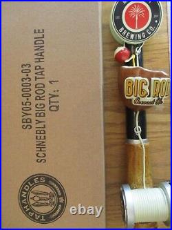 Beer Tap Miami Big Rod Coconut Ale Reel Fish Handle Brand New in Original Box