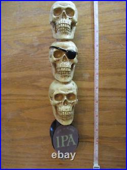 Beer Tap Northwest Brewing 3 Skulls Pirate Handle