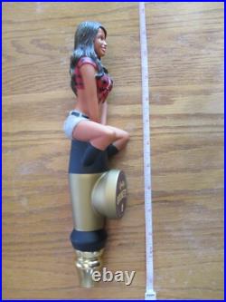 Beer Tap Twin Peaks Knotty Brunette Handle Brand New in Original Box