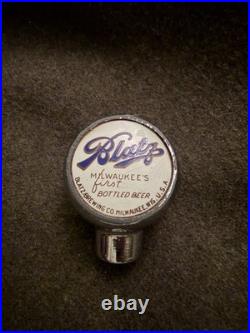 Beer ball tap knob Blatz Milwaukee WI marker handle vintage