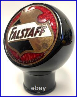Beer ball tap knob Falstaff knob marker handle vintage