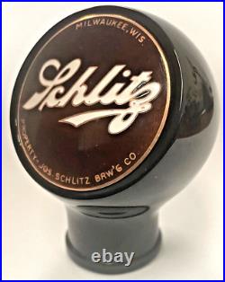 Beer ball tap knob Schlitz Milwaukee WI handle marker