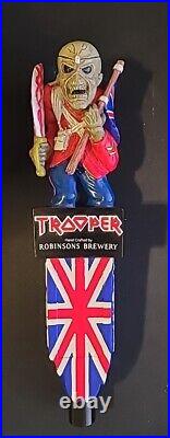 Beer tap handle, Iron Maiden, Robinson Trooper, Eddie Tap Handle, new in box