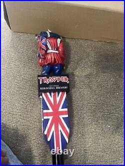 Beer tap handle, Iron Maiden, Robinson Trooper, Eddie Tap Handle, new in box