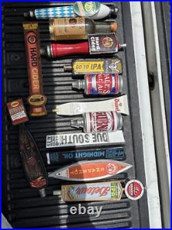 Beer tap handle lot Ayinger Tito's Dales Pale Ale Hard Cider New Belgium
