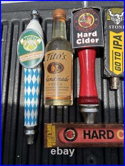 Beer tap handle lot Ayinger Tito's Dales Pale Ale Hard Cider New Belgium