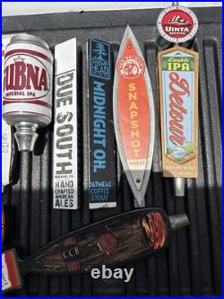 Beer tap handle lot Ayinger Tito's Dales Pale Ale Hard Cider New Belgium