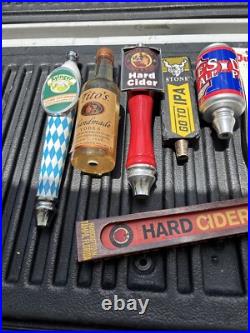 Beer tap handle lot Ayinger Tito's Dales Pale Ale Hard Cider New Belgium