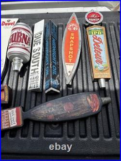 Beer tap handle lot Ayinger Tito's Dales Pale Ale Hard Cider New Belgium