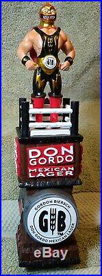 Beer tap handle lucha libre, Don Gordo 10.5 new in box
